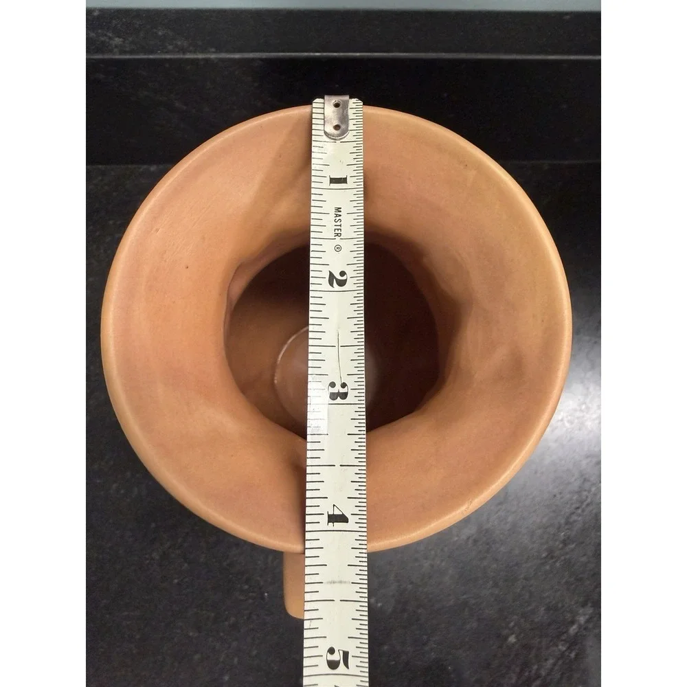 Roseville Pottery Magnolia Double‎ Handle Vase 90-7 Art Pottery Reproduction